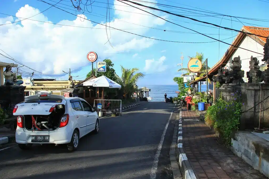Canggu Bali, en direction de Batu Bolong